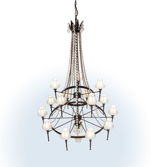 2nd Avenue 48" Amaury 15-Light Two Tier Chandelier