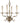 Framburg Jamestown 4 - Light Antique Brass Mini Chandelier 2374 AB