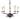 Framburg Jamestown 5 - Light Siena Bronze Dining Chandelier 2375 SBR