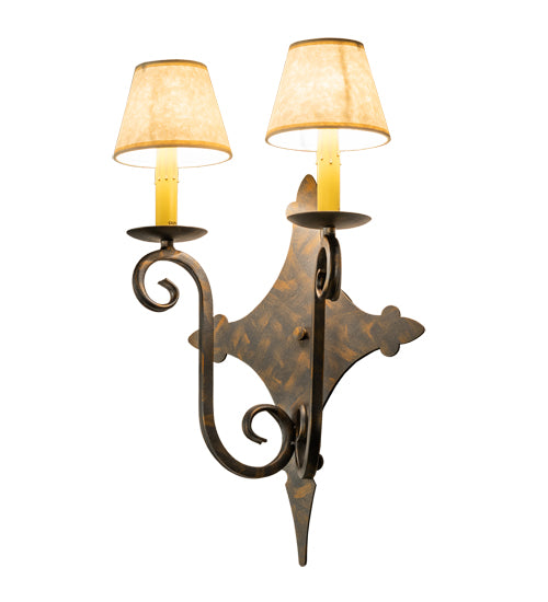 2nd Avenue 14" Angelique 2-Light Wall Sconce