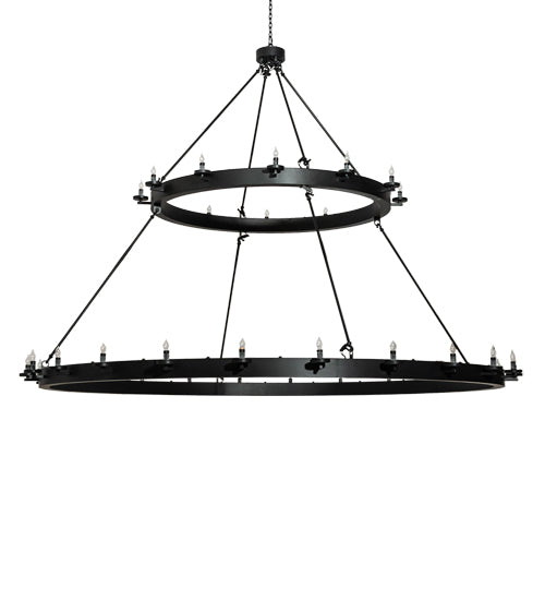 2nd Avenue 96" Loxley 36-Light Two Tier Chandelier