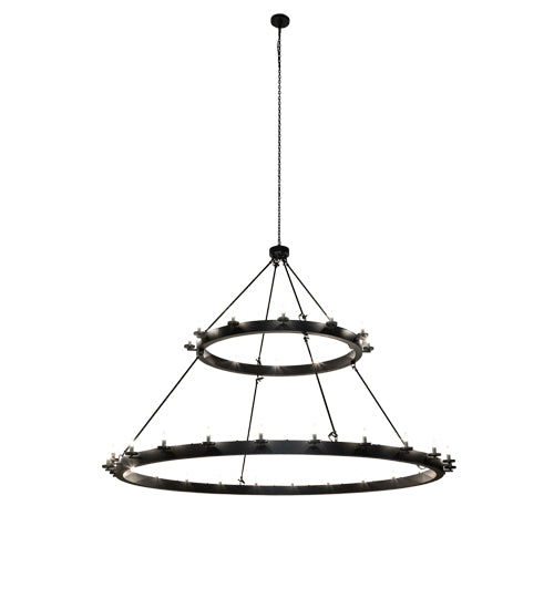2nd Avenue 96" Loxley 36-Light Two Tier Chandelier