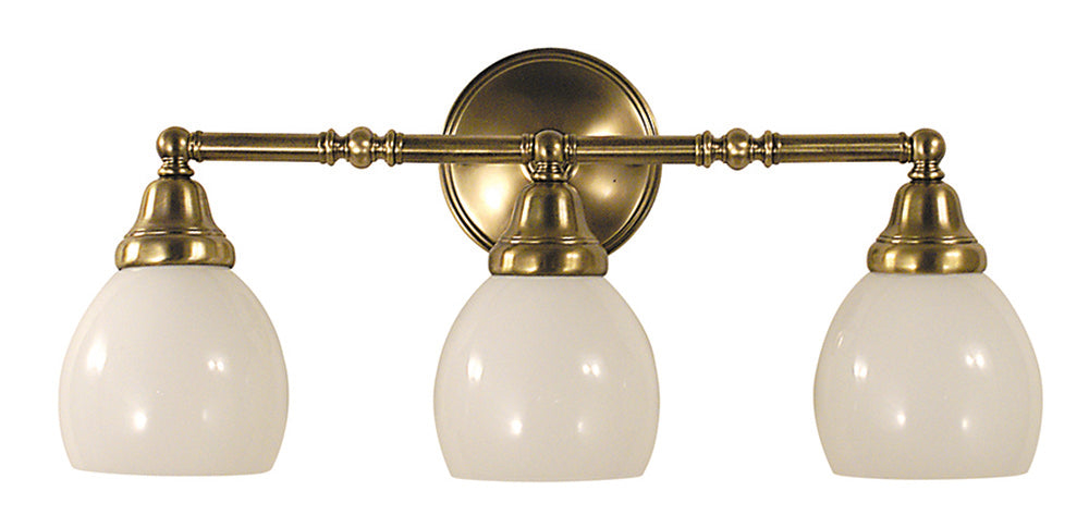 Framburg 3-Light Antique Brass Sheraton Sconce
