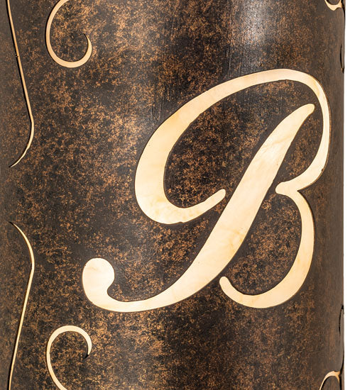 2nd Avenue 10" Personalized B Monogram Wall Sconce