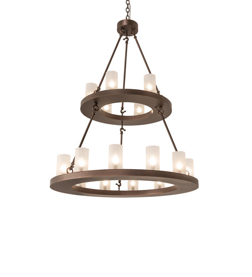 2nd Avenue 36" Loxley 18-Light Two Tier Chandelier
