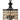 Framburg Naomi 4 - Light Mahogany Bronze Mini Chandelier 2484 MB