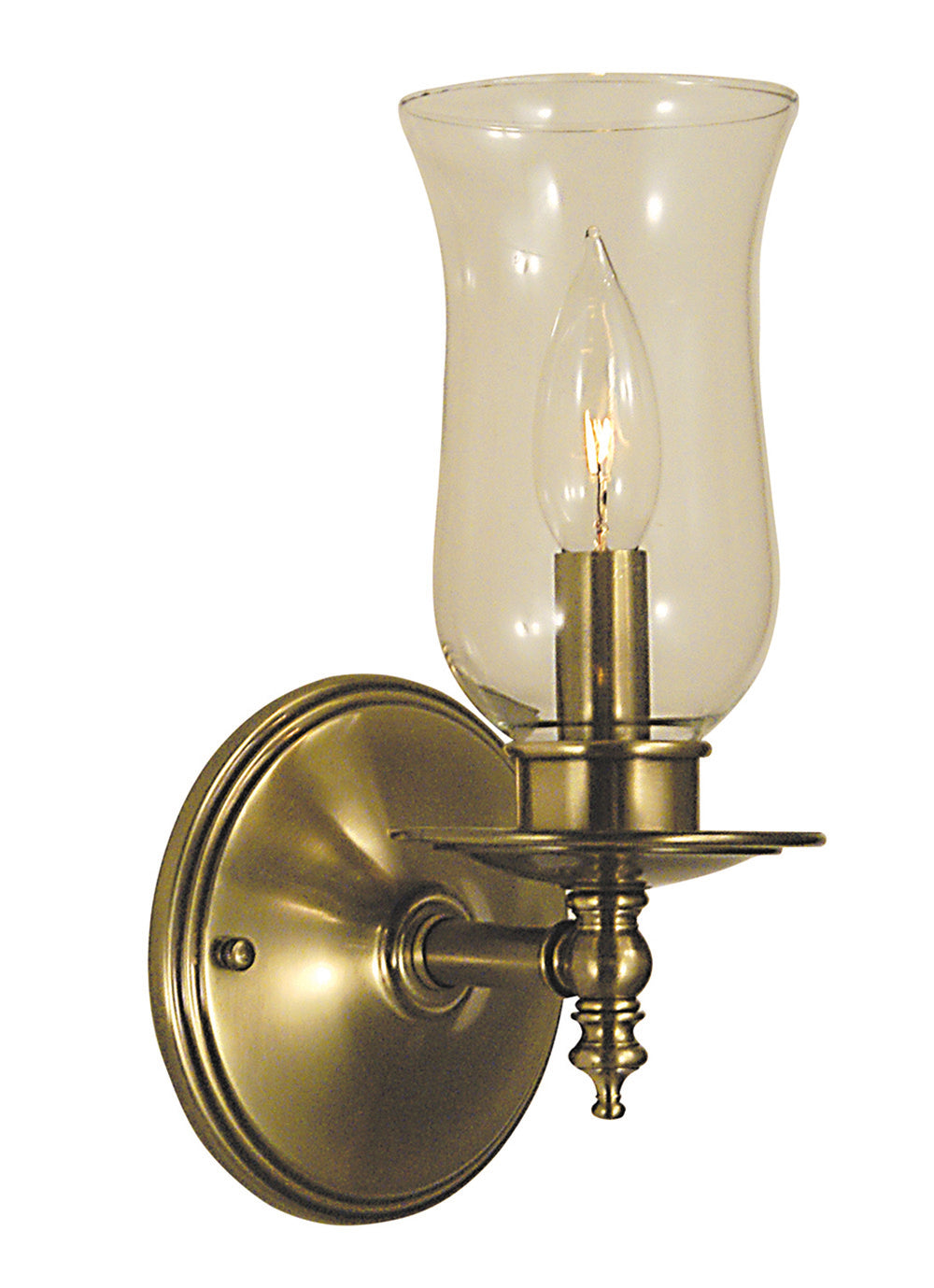 Framburg Sheraton 1 - Light Antique Brass Wall Sconce 2501 AB