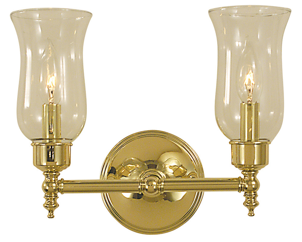 Framburg 2-Light Polished Brass Sheraton Sconce