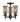 Framburg Sheraton 3 - Light Siena Bronze Flush Mount 2506 SBR