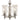 Framburg Sheraton 3 - Light Polished Silver Mini Chandelier 2508 PS