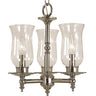 Framburg Sheraton 3 - Light Polished Silver Mini Chandelier 2508 PS