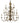 Framburg Jamestown 15 - Light Antique Brass Foyer Chandelier 2527 AB