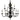 Framburg Jamestown 9 - Light Matte Black Dining Chandelier 2529 MBLACK