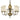 Framburg Jamestown 5 - Light Antique Brass Dining Chandelier 2545 AB