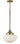 Framburg Taylor 1 - Light Antique Brass Pendant Light 2556 AB