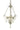 Framburg Carcassonne 3 - Light Brushed Nickel Pendant Light 2915 BN
