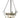 Framburg Carcassonne 3 - Light Mahogany Bronze Foyer Chandelier 2919 MB