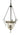 Framburg Carcassonne 3 - Light Mahogany Bronze Foyer Chandelier 2919 MB