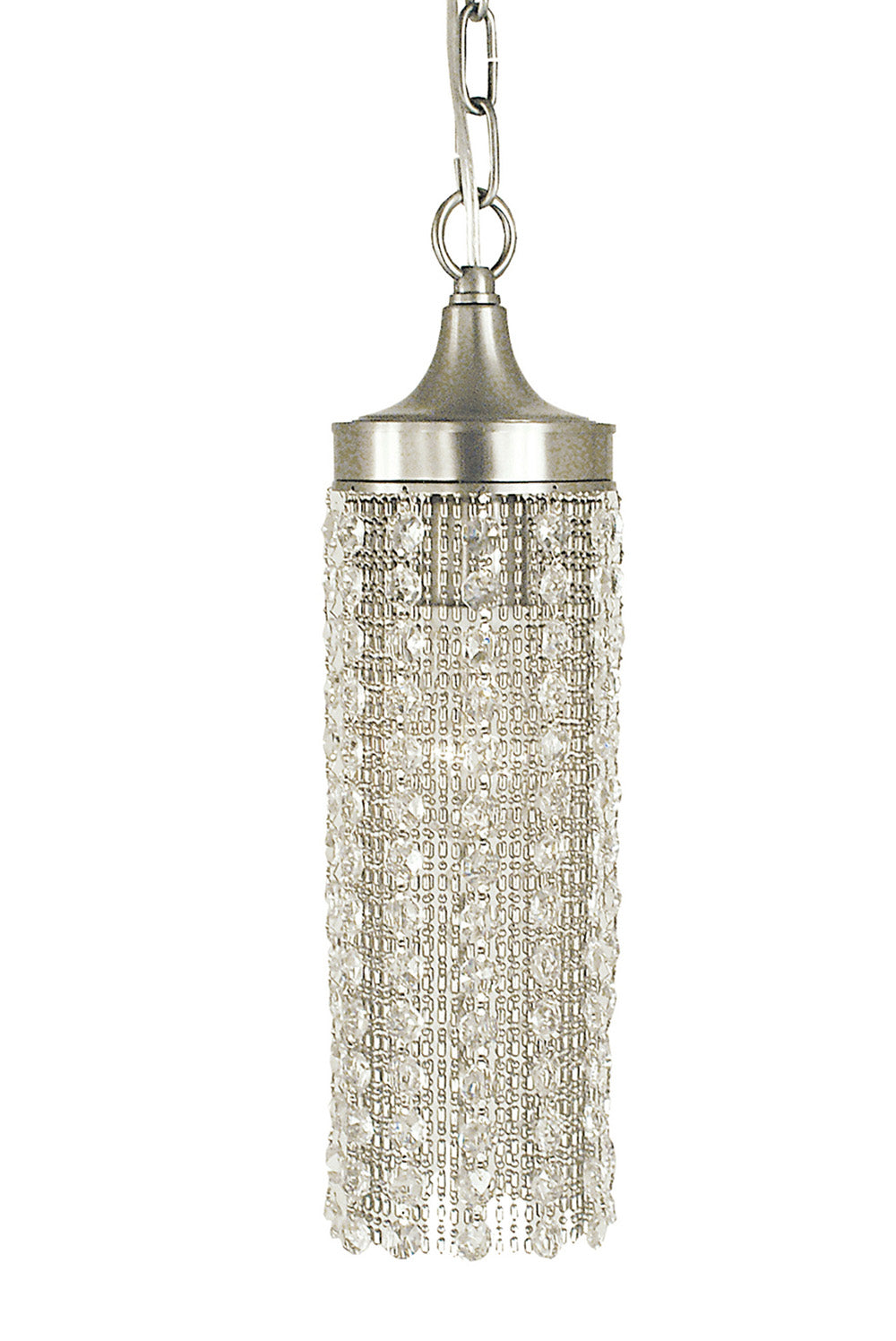 Framburg Penelope 1 - Light Brushed Nickel Pendant Light 2951 BN