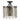 Framburg Penelope 1 - Light Mahogany Bronze Flush Mount 2953 MB