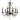 Framburg Liebestraum 6 - Light Mahogany Bronze Dining Chandelier 2986 MB