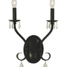 Framburg Liebestraum 2 - Light Matte Black Wall Sconce 2992 MBLACK