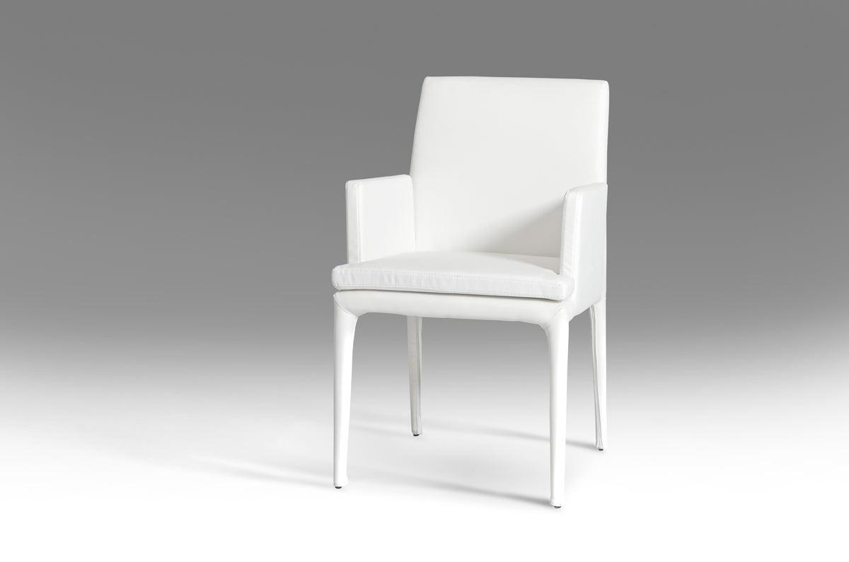 VIG Furniture Modrest Dex White Leatherette Dining Chair