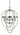 Framburg Margaux 5 - Light Brushed Nickel with Polished Nickel Accents Foyer Chandelier 3045 BN/PN