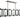 Framburg Camille 6 - Light Polished Nickel with Matte Black Accents Island Chandelier 3060 PN/MBLACK