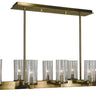 Framburg Lexi 10 - Light Antique Brass Island Chandelier 3062 AB