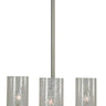Framburg Lexi 3 - Light Brass Nickel Mini Chandelier 3063 BN
