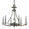Framburg Allena 6 - Light Polished Nickel Dining Chandelier 3096 PN