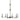 Framburg Pirouette 6 - Light Polished Nickel Dining Chandelier 3108 PN