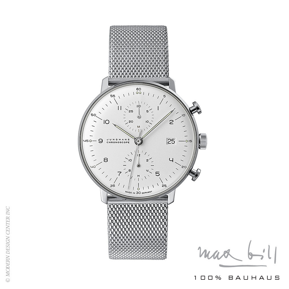 Max Bill Chronoscope Wrist Watch 4003-44 | Max Bill | LoftModern