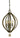 Framburg Dewdrop 4 - Light Antique Brass Mini Chandelier 4344 AB