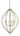 Framburg Dewdrop 6 - Light Brushed Nickel Foyer Chandelier 4346 BN