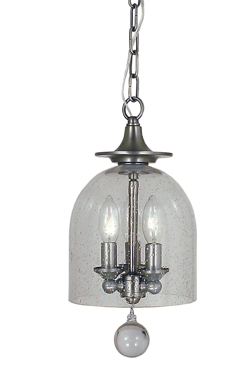 Framburg Hannover 3 - Light Brushed Nickel Mini Chandelier 4351 BN