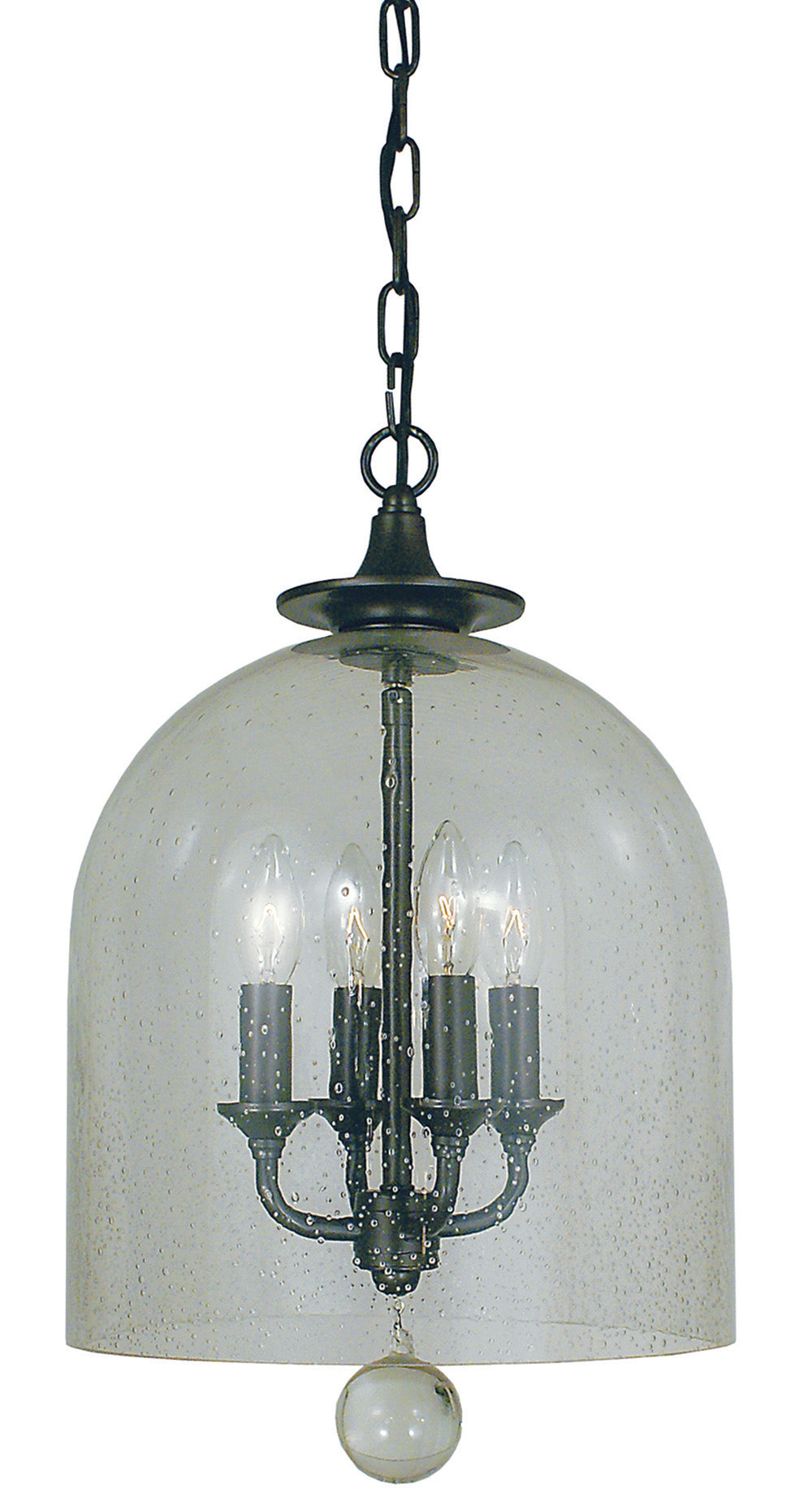 Framburg 4-Light Mahogany Bronze Hannover Pendant