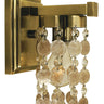 Framburg Naomi 1 - Light French Brass Wall Sconce 4361 FB