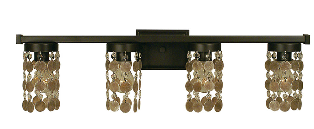 Framburg 4-Light Mahogany Bronze Naomi Sconce