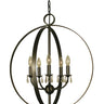 Framburg Constellation 5 - Light Mahogany Bronze Dining Chandelier 4375 MB