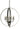 Framburg Constellation 8 - Light Mahogany Bronze Foyer Chandelier 4378 MB