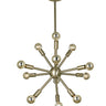 Framburg Simone 12 - Light Brushed Nickel Dining Chandelier 4393 BN