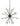 Framburg Simone 24 - Light Mahogany Bronze Foyer Chandelier 4398 MB
