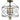 Framburg Nantucket 4 - Light Mahogany Bronze and Polished Nickel Flush Mount 4411 MB/PN