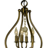 Framburg Dewdrop 4 - Light Antique Brass Pendant Light 4444 AB