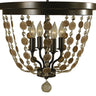 Framburg Naomi 4 - Light Mahogany Bronze Flush Mount 4481 MB
