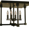 Framburg Lexington 4 - Light Mahogany Bronze Flush Mount 4600 MB