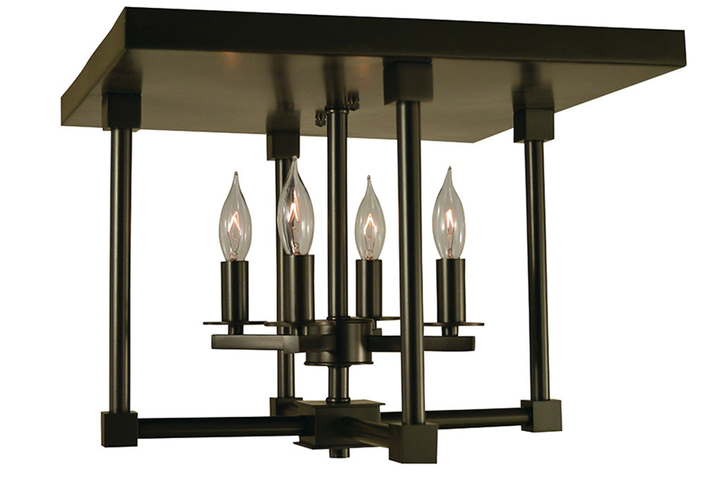 Framburg Lexington 4 - Light Mahogany Bronze Flush Mount 4600 MB