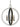Framburg Constell 6 - Light Polished Nickel with Matte Black Dining Chandelier 4655 PN/MBLACK